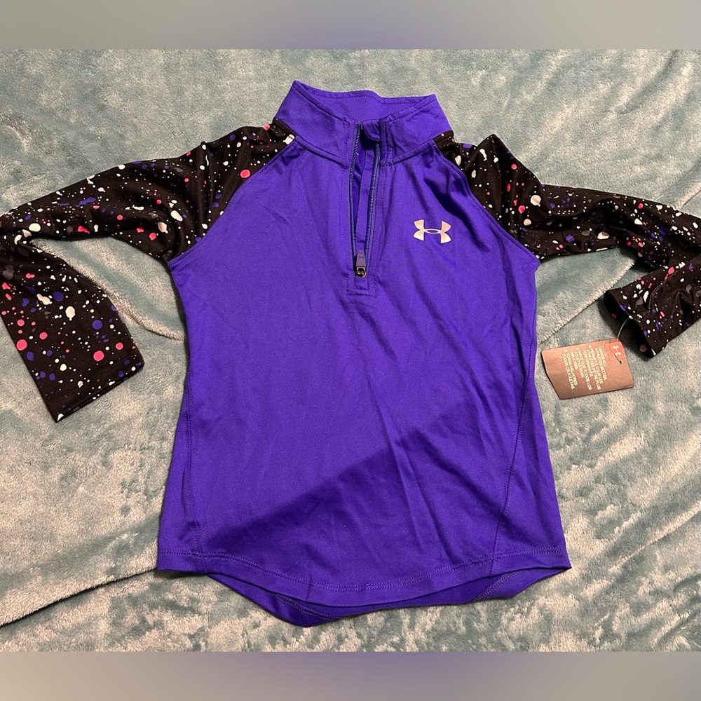 Under Armour girls 6x NWT 1/4 zip